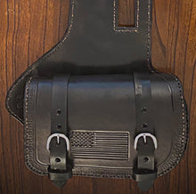 Load image into Gallery viewer, Heat Shield - Old Glory, Black, Double Pouch, Fits Indian Chief, Chieftain, Springfield, Vintage and Roadmaster