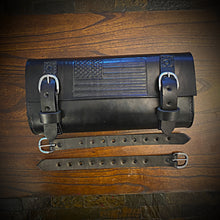 Load image into Gallery viewer, Tool Bag For Motorcycle - Old Glory, Black