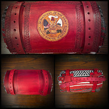 Load image into Gallery viewer, Bedroll for Motorcycles - Generation 2 Custom Art, Red