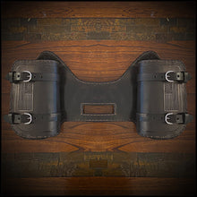 Load image into Gallery viewer, Heat Shield - Old Glory, Black, Double Pouch, Fits Indian Chief, Chieftain, Springfield, Vintage and Roadmaster