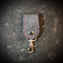 Load image into Gallery viewer, Belt Loop - Elephant, Black, Red Stitching