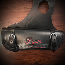 Load image into Gallery viewer, Heat Shield with 2 pouches for Indian Scout Motorcycle - Custom Art, Black