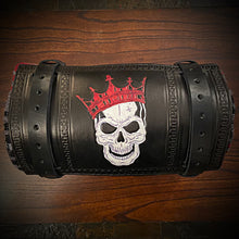 Load image into Gallery viewer, Bedroll for Motorcycles - Generation 2 Custom Art, Black