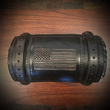Load image into Gallery viewer, Bedroll for Motorcycles - Generation 2 Custom Art, Black