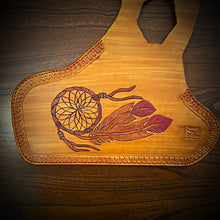 Load image into Gallery viewer, Heat Shield for Indian Scout Motorcycles, Dreamcatcher in the Wind, Indian Tan