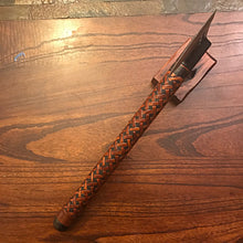 Load image into Gallery viewer, Viking Style Axe - Leather Wrapped, Infinity Braid