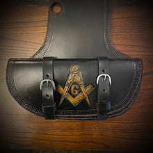 Load image into Gallery viewer, Heat Shield - Honda VTX1300C w/ Pouch, Custom Art, Black