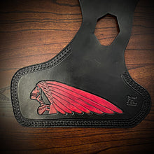 Load image into Gallery viewer, Heat Shield for Indian Scout motorcycle - Custom Art, Black