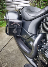 Load image into Gallery viewer, Rear Crash Bar Bag - Custom Art, Black