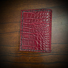 Load image into Gallery viewer, Minimalist Wallet, Embossed Alligator, Create Your Own
