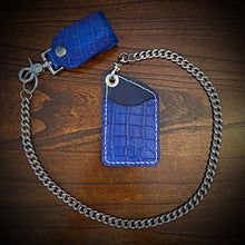 Load image into Gallery viewer, Two Pocket Wallet, Embossed Alligator, (ships now) Clearance Sale