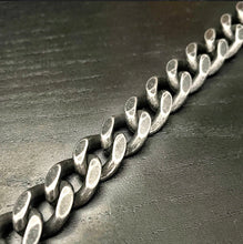 Load image into Gallery viewer, 'Gun Metal' Cuban Link Steel Biker Bracelet