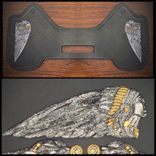 Load image into Gallery viewer, Heat Shield To Match The Artabyss Design Studio Chief Tank Emblem, Fits Indian Roadmaster, Chieftain, Springfield &amp; Chief