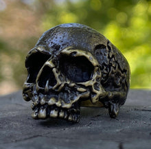 Load image into Gallery viewer, Bronze Skull Ring