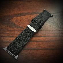 Load image into Gallery viewer, Apple Watch Band, Black Stingray