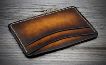 Load image into Gallery viewer, Four Front &amp; Back Pocket &amp; One Center Minimalist Wallet, Custom Two Tone Color