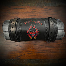 Load image into Gallery viewer, Bedroll for Motorcycles - Generation 2 Custom Art, Black