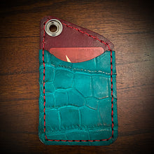 Load image into Gallery viewer, Two Pocket Wallet, Genuine Alligator, (ships now) Clearance Sale