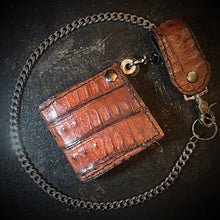 Load image into Gallery viewer, Billfold - Genuine Alligator Brown