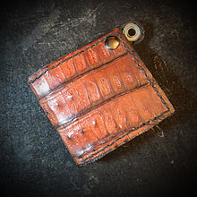 Load image into Gallery viewer, Billfold - Genuine Alligator Brown