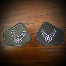 Load image into Gallery viewer, Leather Frame Emblem for the Indian Scout - Air Force