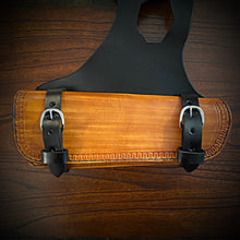 Load image into Gallery viewer, Heat Shield, with Tan Pouch, for Indian Scout motorcycle - Custom art