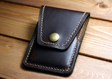 Load image into Gallery viewer, Front Pocket Minimalist Wallet, Choose Custom Color W/ Snap