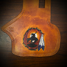 Load image into Gallery viewer, Heat Shield, End of the Trail Art, Indian Tan - Fits Indian Chief, Chieftain, Springfield, Vintage and Roadmaster