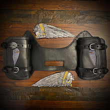 Load image into Gallery viewer, Heat Shield Double Pouch To Match The Artabyss Design Studio Indian Tank Emblem