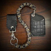 Load image into Gallery viewer, Two Pocket Wallet, Genuine Alligator