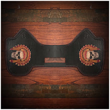 Load image into Gallery viewer, Heat Shield - Native Skull, Indian Tan, Fits Indian Chief, Chieftain, Springfield, Vintage and Roadmaster -Black