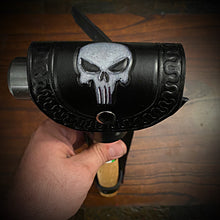 Load image into Gallery viewer, Ball Peen Hammer Carrier for Motorcycles, Black, Skull