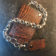 Load image into Gallery viewer, Chainmail Chain - Dead Presidents, Hang Around - Steel Rings, Gold Dollar.