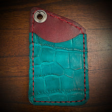Load image into Gallery viewer, Two Pocket Wallet, Genuine Alligator, (ships now) Clearance Sale