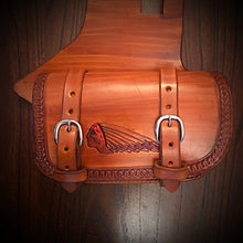 Load image into Gallery viewer, Heat Shield - Custom Art, double Pouch, fits Indian Chief, Chieftain, Springfield and Roadmaster