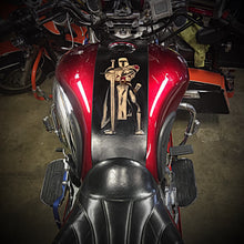 Load image into Gallery viewer, Tank Bib - For Harley Davidsons, Custom Art, Black