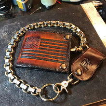 Load image into Gallery viewer, Chainmail Chain - Nuts of Steel - steel nuts, brass rings