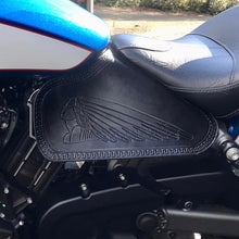 Load image into Gallery viewer, Heat Shield for Indian Scout motorcycle - Custom Art, Black