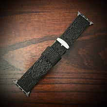 Load image into Gallery viewer, Apple Watch Band, Black Stingray