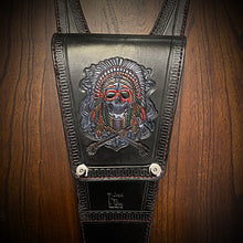 Load image into Gallery viewer, Tank Bib - Fits Indian Challenger and Pursuit, w/ Pouch - Custom Art, Black