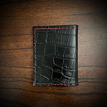 Load image into Gallery viewer, Minimalist Wallet, Embossed Alligator, (ships now) Clearance Sale