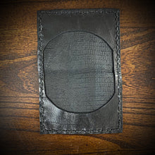 Load image into Gallery viewer, Minimalist Wallet, Embossed Lizard Print (ships now) Clearance Sale