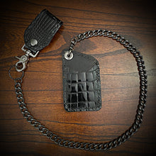 Load image into Gallery viewer, Two Pocket Wallet, Genuine Alligator