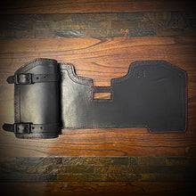 Load image into Gallery viewer, Heat shield for Harley Davidson, with pouch, Black, Custom Art