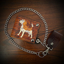 Load image into Gallery viewer, Billfold Custom Art Brown