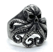 Load image into Gallery viewer, 'The Old Man and the Sea' Skull Ring
