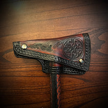 Load image into Gallery viewer, Viking Axe with Case - Custom Art.