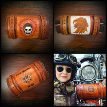 Load image into Gallery viewer, Bedroll for Motorcycles - Generation 2 Custom Art Indian Tan