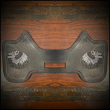 Load image into Gallery viewer, Heat Shield, Skull and Warbonnet, Black - Fits Indian Chief, Chieftain, Springfield, Vintage and Roadmaster