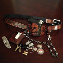 Load image into Gallery viewer, The last belt you will ever own, with custom art - Brown